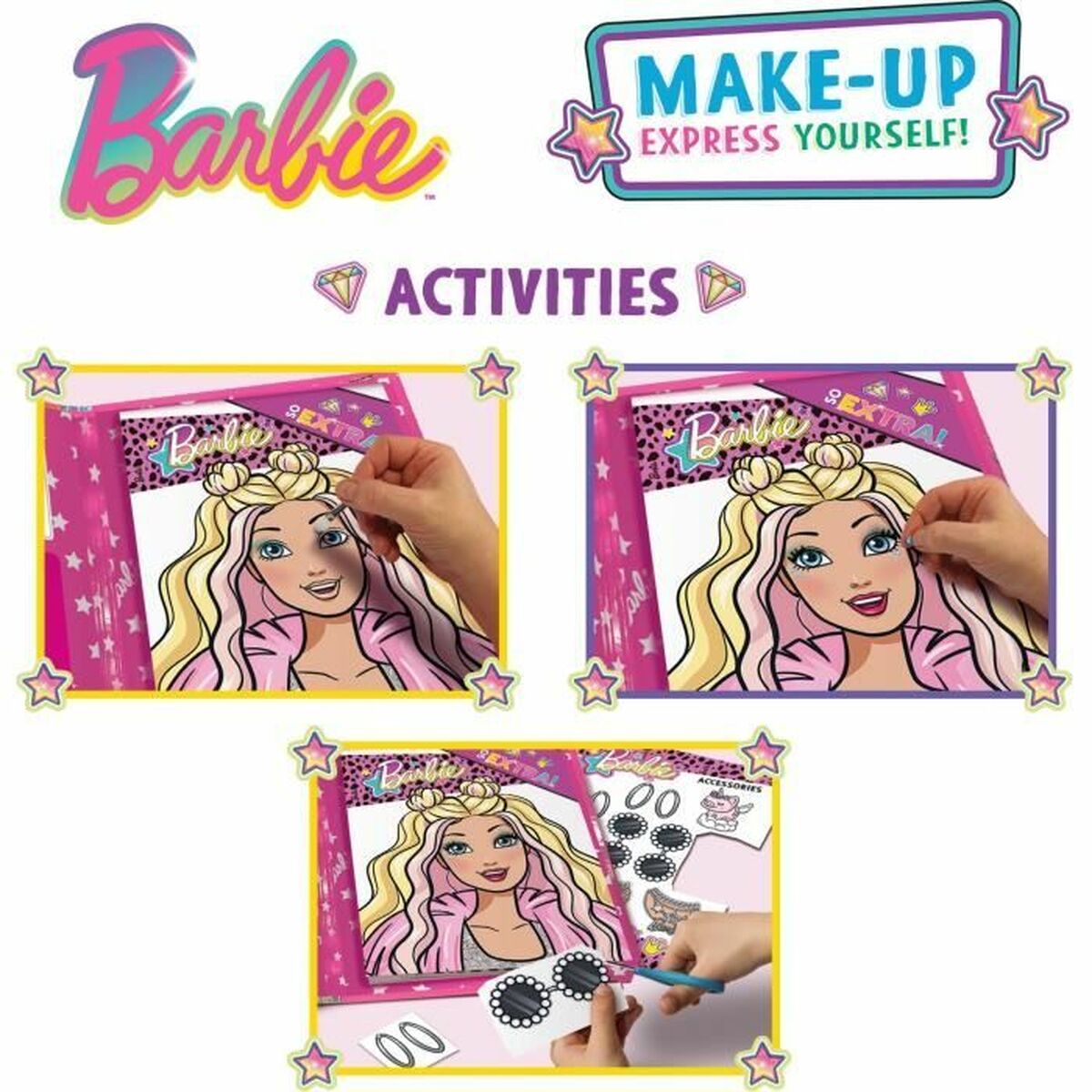 Conjunto de Maquilhagem Infantil Barbie Barbie